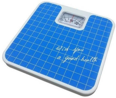 Zelenor Analog Weight Machine Capacity 120 Kg Mechanical Analog Weighing Scale(Blue)