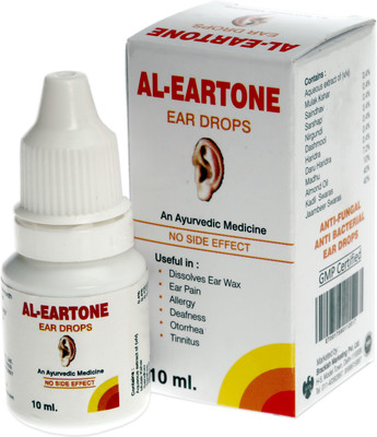

Al-Eartone AL EARTONE EAR DROPS Antiseptic Liquid(10 ml, Pack of 2)