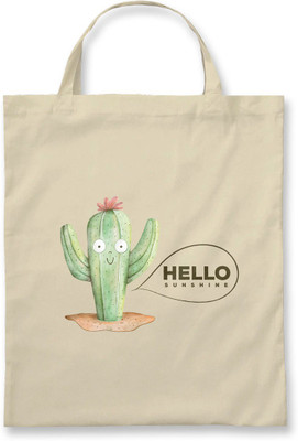 

Rawpockets Hello Sunshine'- Natural Colour tote bag Multipurpose Bag(Beige, 5 L)