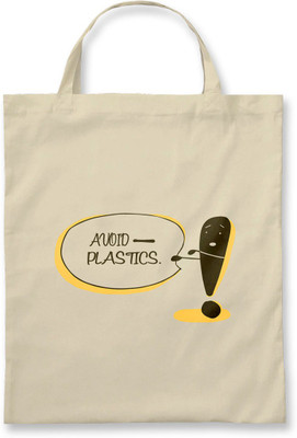 

Rawpockets ' Avoid Plastics ' - Natural Colour Tote Bag Multipurpose Bag(Beige, 5 L)