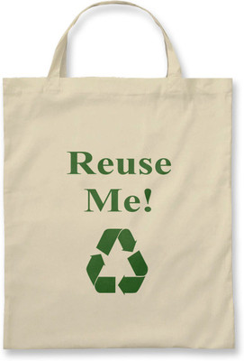 

Rawpockets ' Reuse Me ' - Natural Colour Tote Bag Multipurpose Bag(Beige, 5 L)
