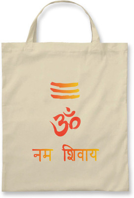 

Rawpockets ' Om Namashivaya ' - Natural Colour Tote Bag Multipurpose Bag(Beige, 5 L)