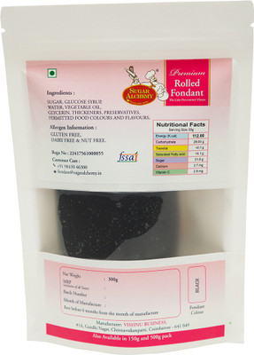 

SUGAR ALCHEMY 300g-Black Sugar Paste(300 g, Black)