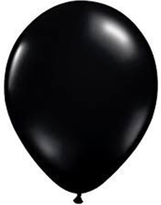 Funcart Solid MLBBLK-FUN Balloon(Black, Pack of 10)