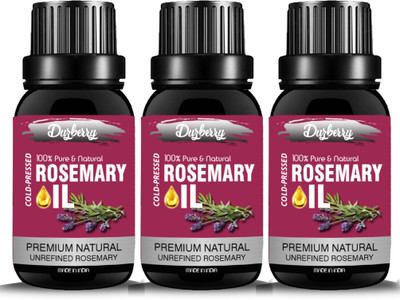 

duzberry Rosemary Essential Oil 10 ML Pack of 3 (30 ML)(10 ml)
