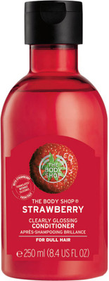 

The Body Shop Strawberry Clearly Glossing Conditioner leaving your locks smoother, shinier and smelling of fresh Italian strawberries(250 ml)