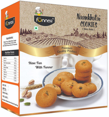 

FUNNER Cookies Nankhatai-200g 2 Packet(200 g, Pack of 2)