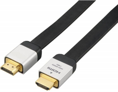 

Rexter High Speed HDMI Cable 2 Meter Long With Maximum Data Rate of 10.2 Gbps HDMI Cable (Mobile, Laptop, Tablet, Mp3, Gaming Device, Black) HDMI Cable(Compatible with Mobile, Laptop, Tablet, Mp3, Gaming Device, Black)