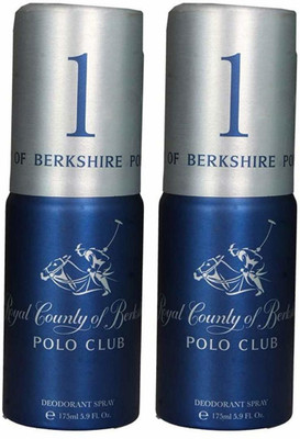 

royal county of berkshire polo club poloclub01 Body Spray - For Men(300 ml, Pack of 2)