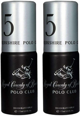 

royal county of berkshire polo club poloclub5 Body Spray - For Men(300 ml, Pack of 2)