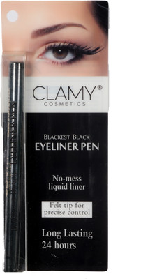 

Clamy Blackest Black Eyeliner Pen 10 g(Black)