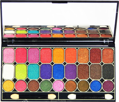 

firstzon™ velvet creamy 27 color eyeshadow palette 48.22 g(multicolor)