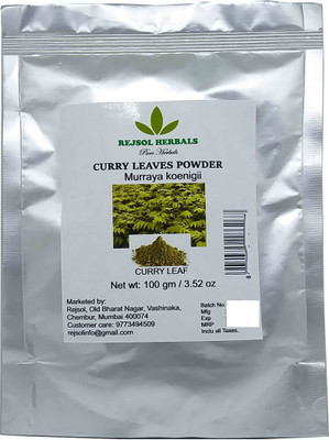 

REJSOL Curry leaves Powder 100gm Murraya koenigii(100 g)