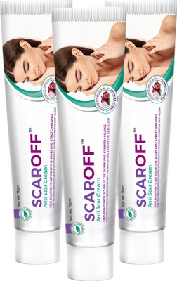 

GREEN CURE Scaroff - Premium Ayurvedic Herbal Antiscar Cream | German Design | 15 gm (Pack of 3)(15 g)