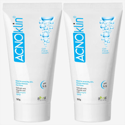

AcnoKlin Gel Face Wash Pack of 2 Face Wash(50 g)