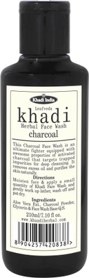 

LEAFVEDA Khadi Charcoal Face Wash(210 ml)