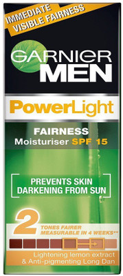 Garnier men power white spf 15 fairness cream 50 ml(50 ml)