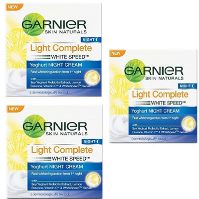 

Garnier Skin Naturals White Complete 18g pack of 3(54 ml)