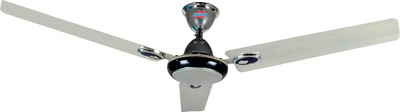 Kathy 1200 mm High Speed Copper Winding 3 Blade Ceiling Fan(Grey, Pack of 1)