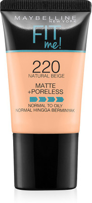 

Maybelline New York Fit Me Matte+Poreless Liquid Foundation Tube Foundation(220 Natural Beige)