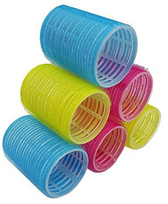 

Stylazo Hair Roller Curler, Roller For Hair Styling, Hair Styling Tools, Parlor And Home Use Accessories for Girls And Women (Pack of 6) Random Color Hair Clip(Multicolor)