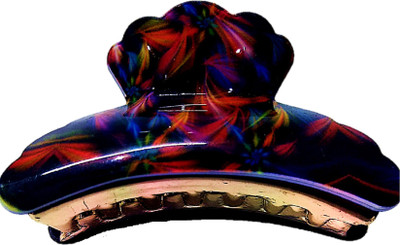 

Proplady Designer Abstract Collection (L Size) Printed Double Layered Butterfly Clutch Hair Claw for Girls & Women|Girls Hair|Latest Hair Hair Clip, Hair Claw, Bun Clip, Banana Clip, Back Pin, Hair Accessory Set(Multicolor)