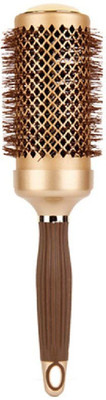 

sweetpea Hair Brush Ceramic Round Iron Barber Hair Comb Dressing Salon DIY Styling Comb, Comb Of Ceramic Roller. (Dandruff Ceramic Comb, 53 mm)