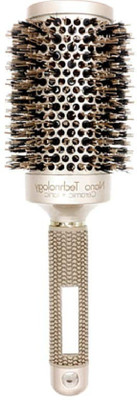

sweetpea Hair Brush Ceramic Round Iron Barber Hair Comb Dressing Salon DIY Styling Comb, Comb Of Ceramic Roller. (Golden Ceramic Comb, 54mm)