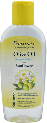 

Fruiser Olive Oil Sunflower, Softness Hair Oil(150 ml)