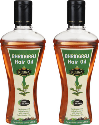 

Kesika Bhringraj Anti Hair Fall Anti Dandruff Herbal Hair Oil with Amla (100 x 2) 200 ML (Pack of 2) Hair Oil(200 ml)