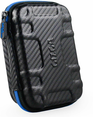 

Gizga Essentials Carbon Fibre 2.5 External Hard Drive Case(For 2.5-inch hard drive, Black, Blue)