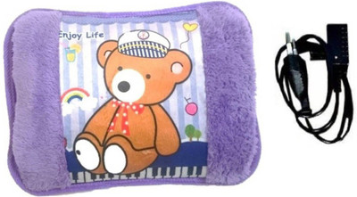 

CRETO Electric Heating Pad Hand Warmer Fur Velvet With Hand Pocket Pain Reliever electric 1 L Hot Water Bag(Multicolor)