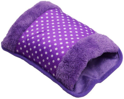 

CRETO New Electric Hot Water Gel Bag Heating Pad Fur Velvet with Hand Pocket Pain Reliever electric 1 L Hot Water Bag(Multicolor)