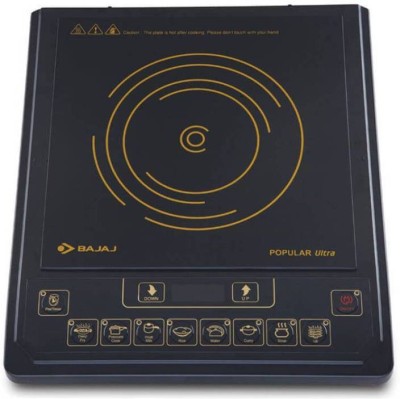 BAJAJ 1400 W Induction Cooktop Push Button(Black, POPULAR ULTRA)