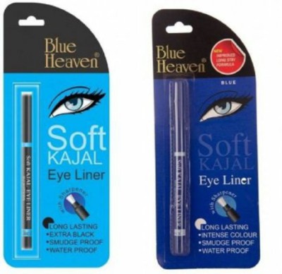 BLUE HEAVEN kajal soft black & blue(black & blue, 0.62 g)