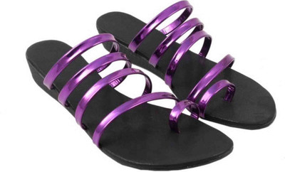 

Sanaya Girls Slip-on Flats(Purple