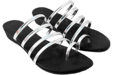 

Sanaya Girls Slip-on Flats(Silver