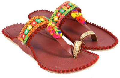 

Sanaya Girls Slip-on Flats(Maroon