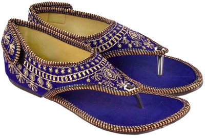 

Sanaya Girls Slip-on Flats(Blue