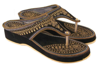 

Sanaya Girls Slip-on Flats(Black