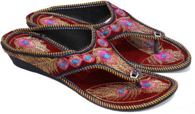 

Sanaya Girls Slip-on Flats(Red