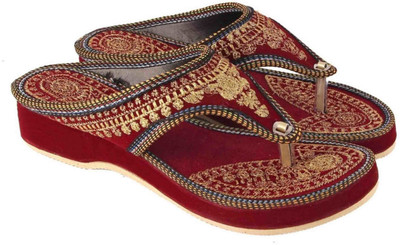 

Sanaya Girls Slip-on Flats(Red
