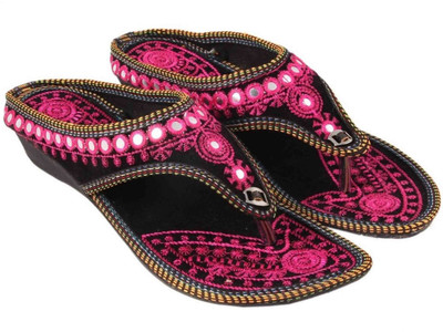 

Kesar Designs Girls Slip-on Flats(Pink, Multi