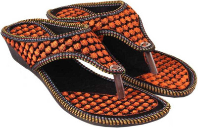 

Sanaya Girls Slip-on Flats(Orange