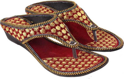 

Sanaya Girls Slip-on Flats(Red