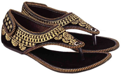 

Sanaya Girls Slip-on Flats(Black