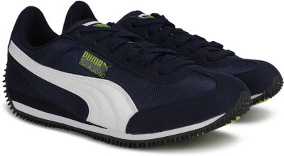 

Puma Boys & Girls Lace Running Shoes(Blue, Peacoat puma white