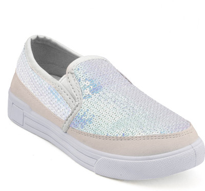 

KITTENS Girls Slip on Loafers(White