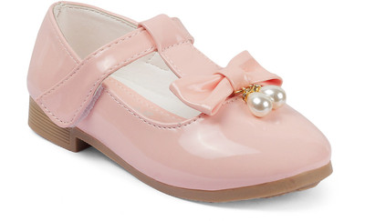 

KITTENS Girls Velcro Ballerinas(Pink