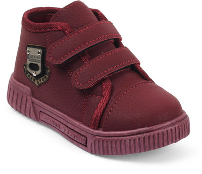 

KITTENS Boys Velcro Casual Boots(Red